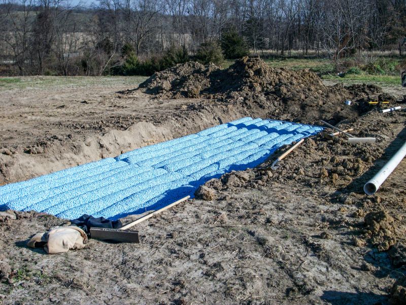Leach Field Installation in Austin, TX